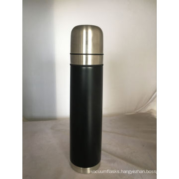 750ml Double Wall Stainless Steel Vacuum Flask, Bullet Flask